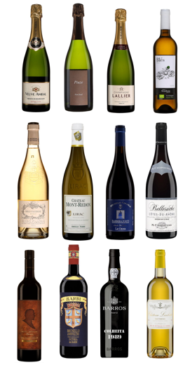 Suggestions de 12 vins pour Noel!!