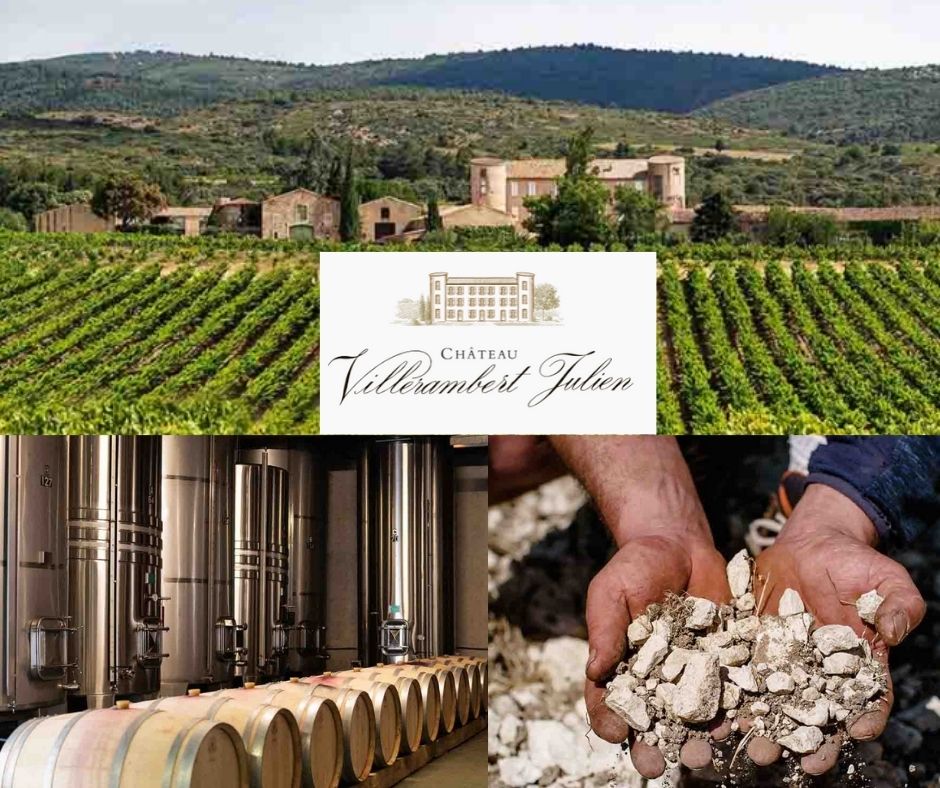 Château Villerambert Julien: château, chai et vignobles