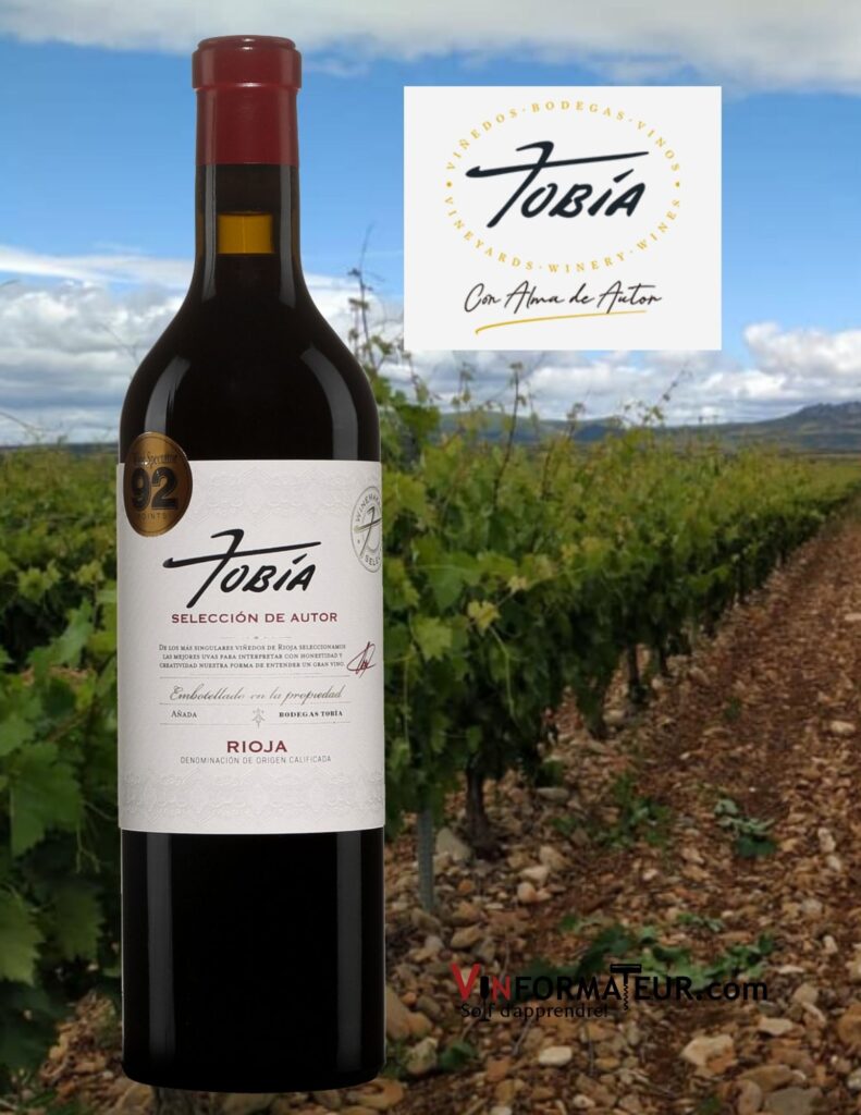 Bouteille de Tobia, Seleccion de Autor, Espagne, Rioja, 2017