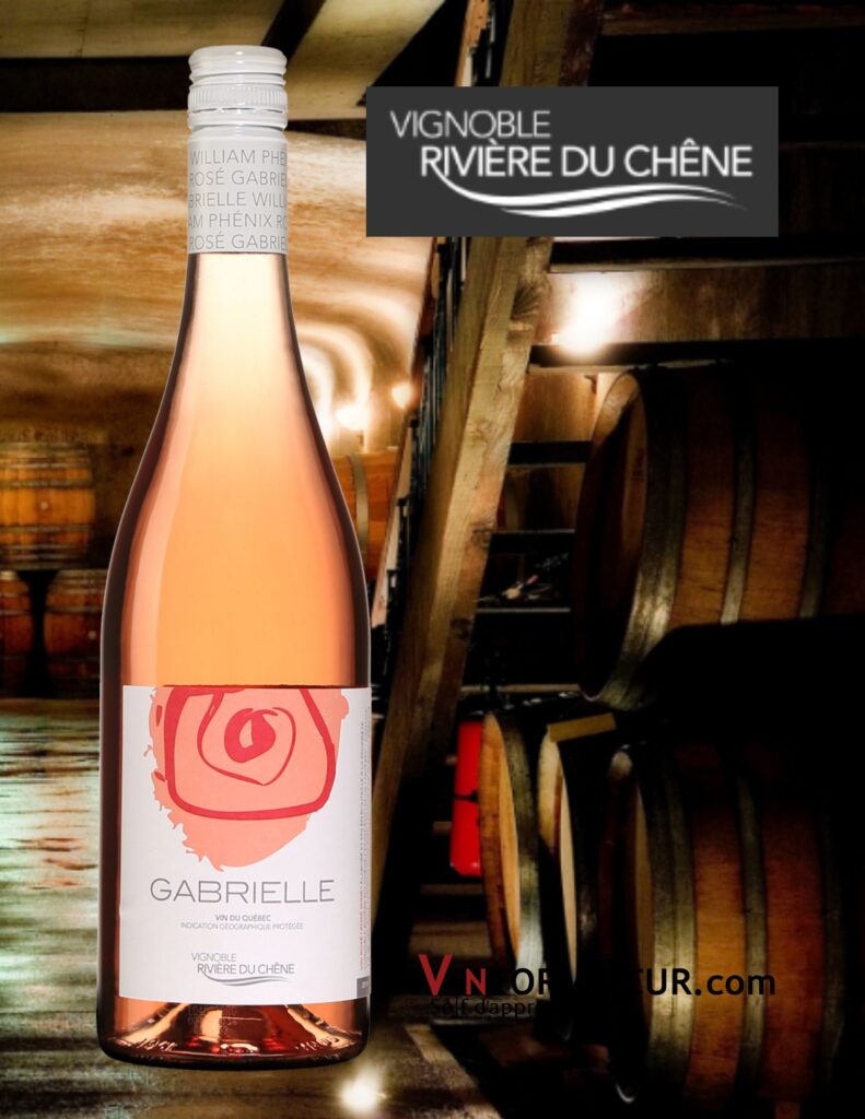 Bouteille de Vignoble Rivière Duchêne, Le Rosé Gabrielle, 2021