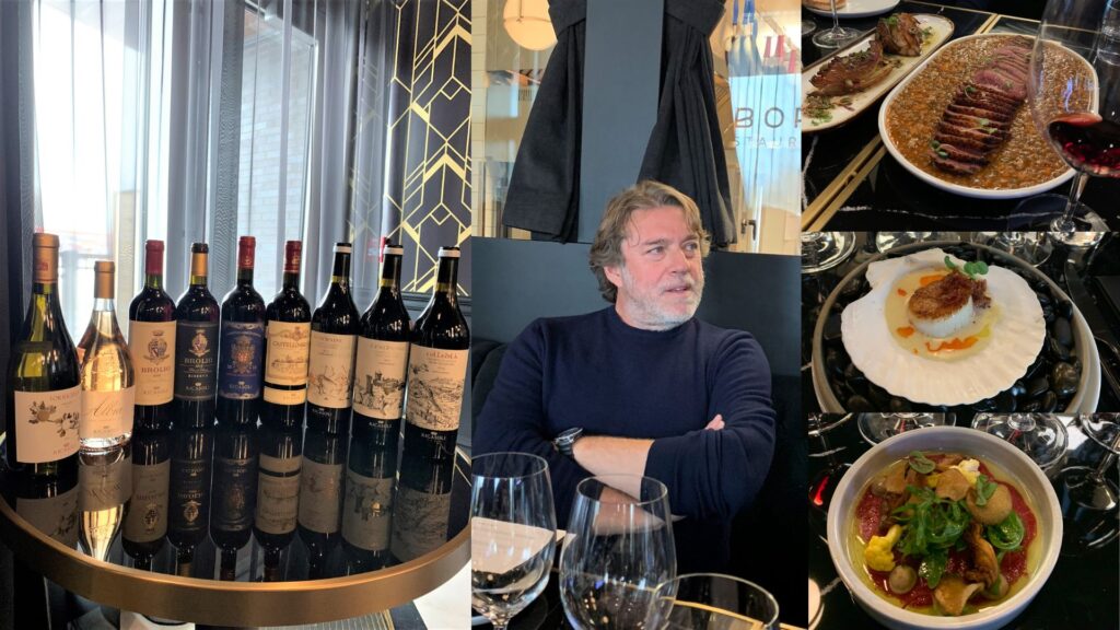 Dégustation des vins de la maison Ricasoli: Massililiano Biagi Maître de chai et agronome, vins dégustés et accords mets/vins