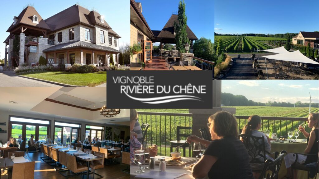 Vignoble Rivière du Chêne: chai, bistro, vignobles