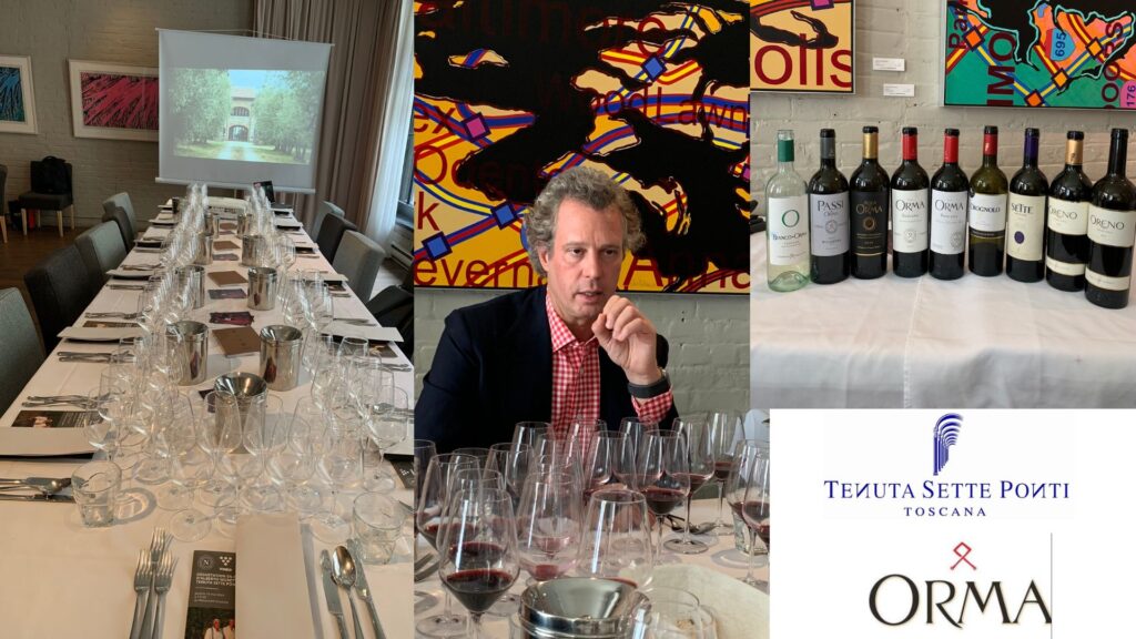 Rencontre Inoubliable avec Alberto Moretti et les Vins de Tenuta Sette Ponti et Orma