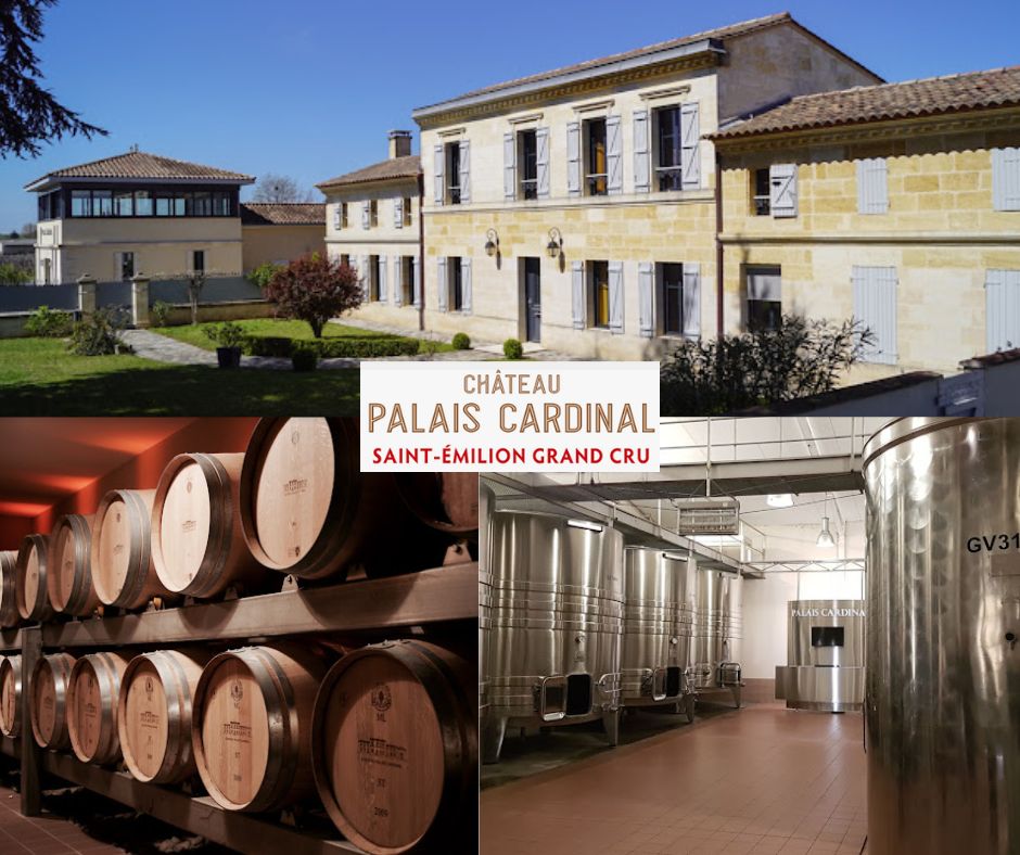 Château Palais Cardinal : chai et château
