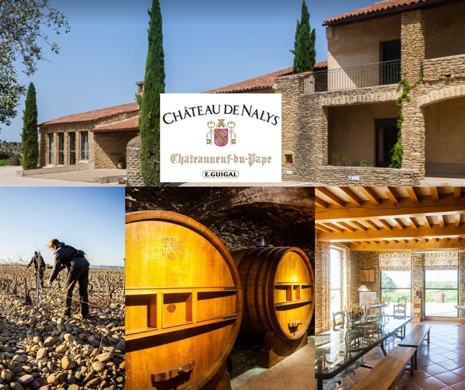 Château de Nalys: chai et vignobles