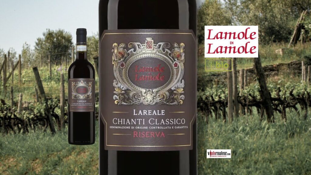 Lareale, Italie, Toscane, Chianti Classico, Riserva DOCG, vin rouge bio, 2021 bouteille